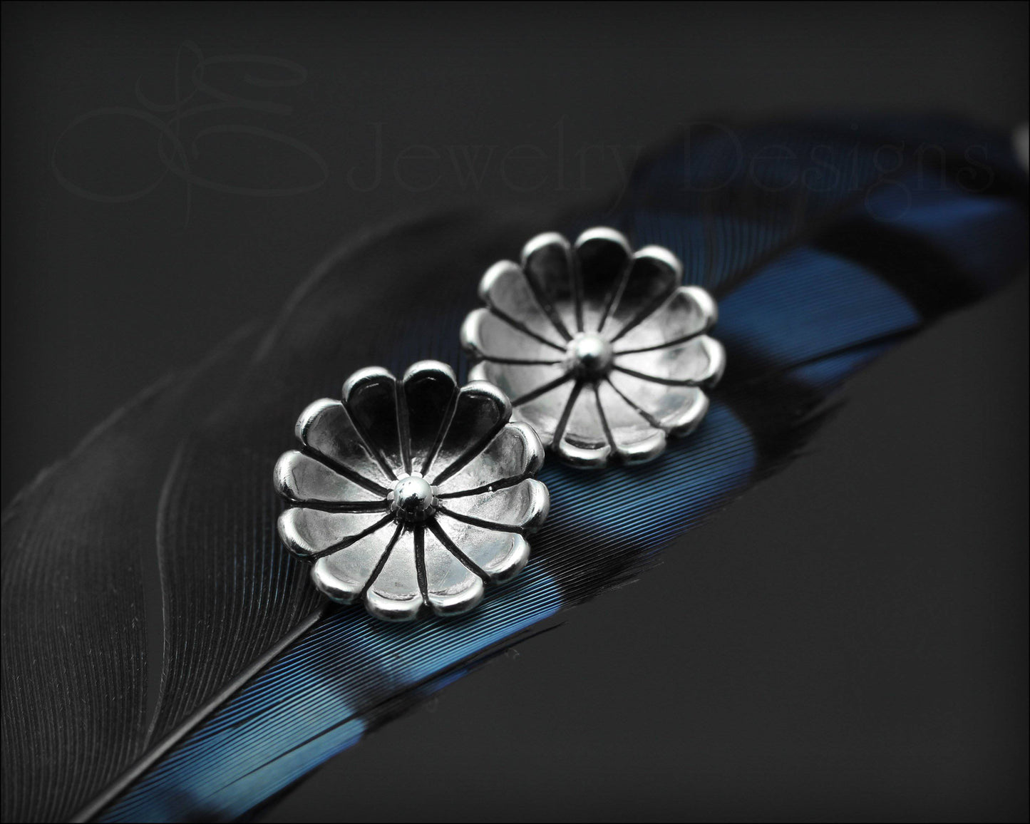 Sterling Silver Flower Studs - LE Jewelry Designs