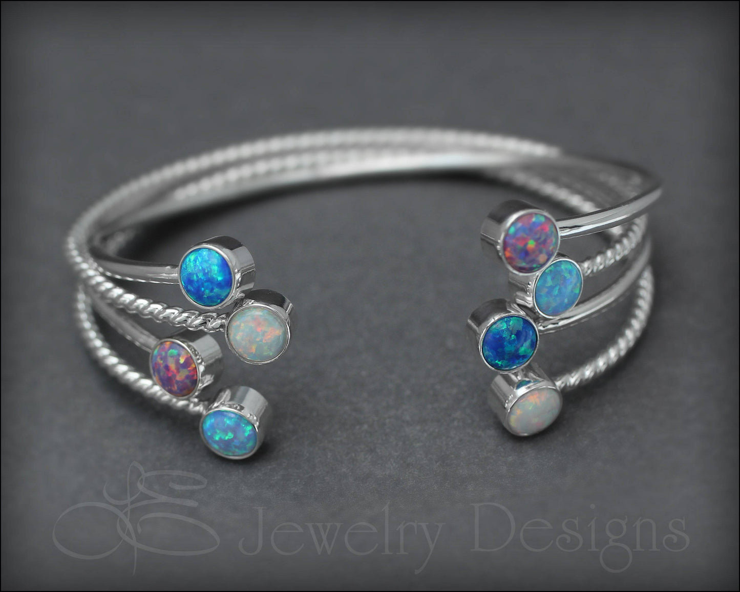 Load image into Gallery viewer, Dual Birthstone or Opal Bracelet - LE Jewelry Designs
