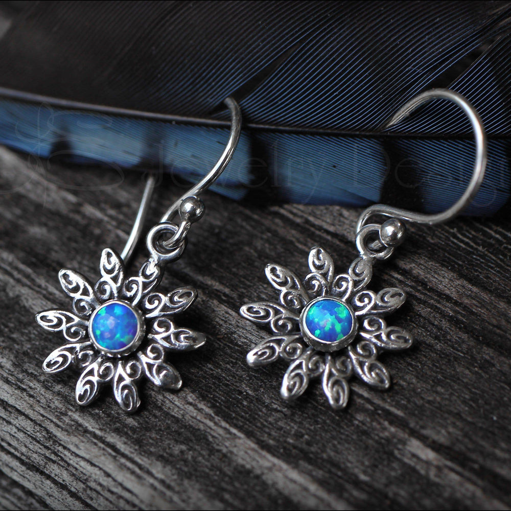 
                  
                    Flower Earrings ( choose opal or birthstone) - LE Jewelry Designs
                  
                