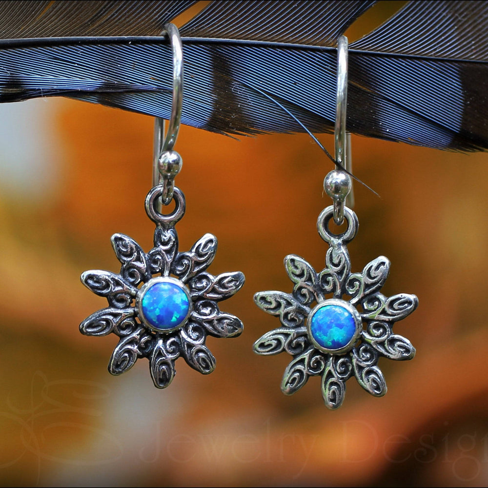 
                  
                    Flower Earrings ( choose opal or birthstone) - LE Jewelry Designs
                  
                
