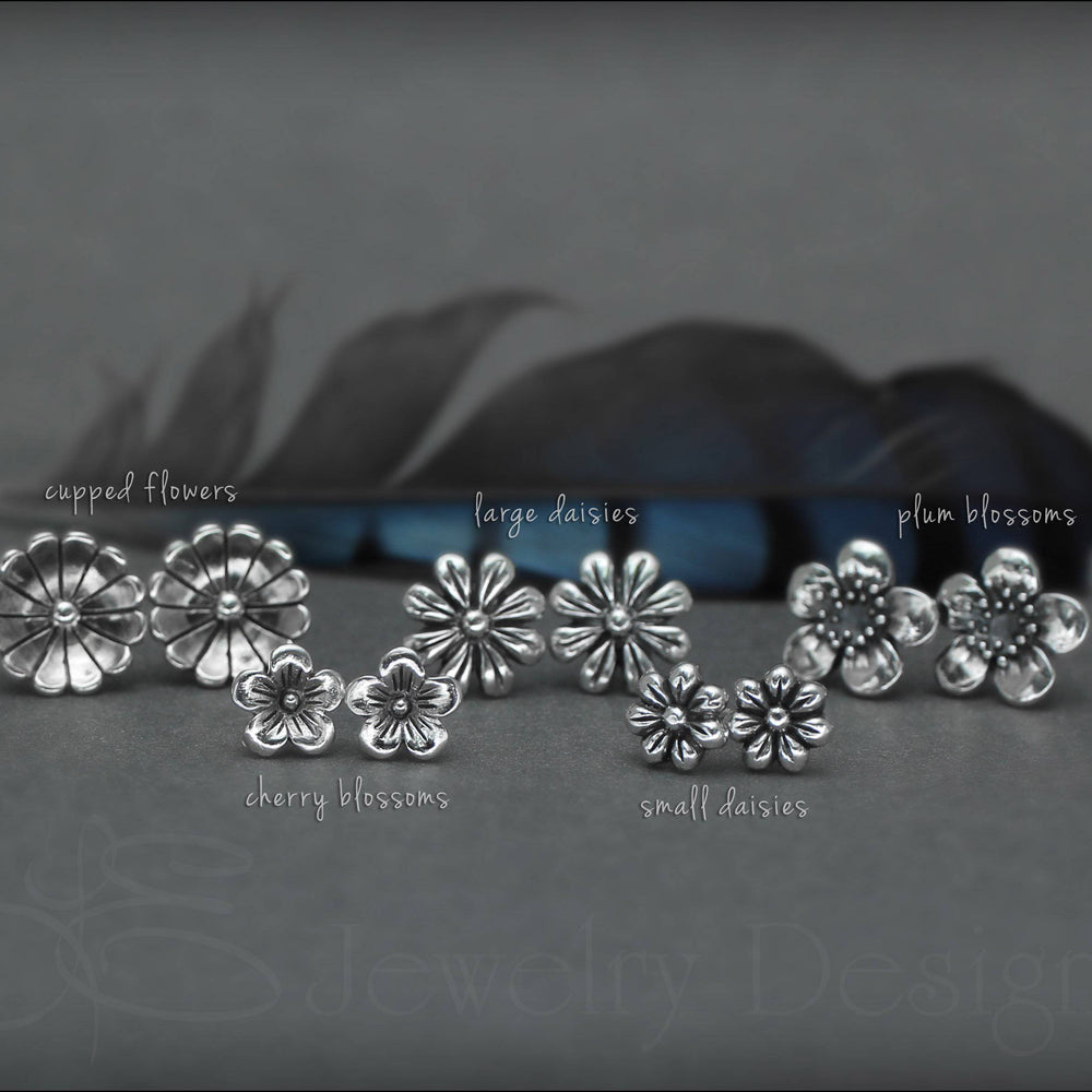
                  
                    Sterling Silver Flower Studs - LE Jewelry Designs
                  
                