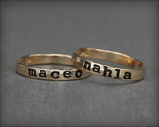 Personalized Name Ring Custom Gold Rings | Birthmonth Personalized Ring -  Custom Name - Aliexpress