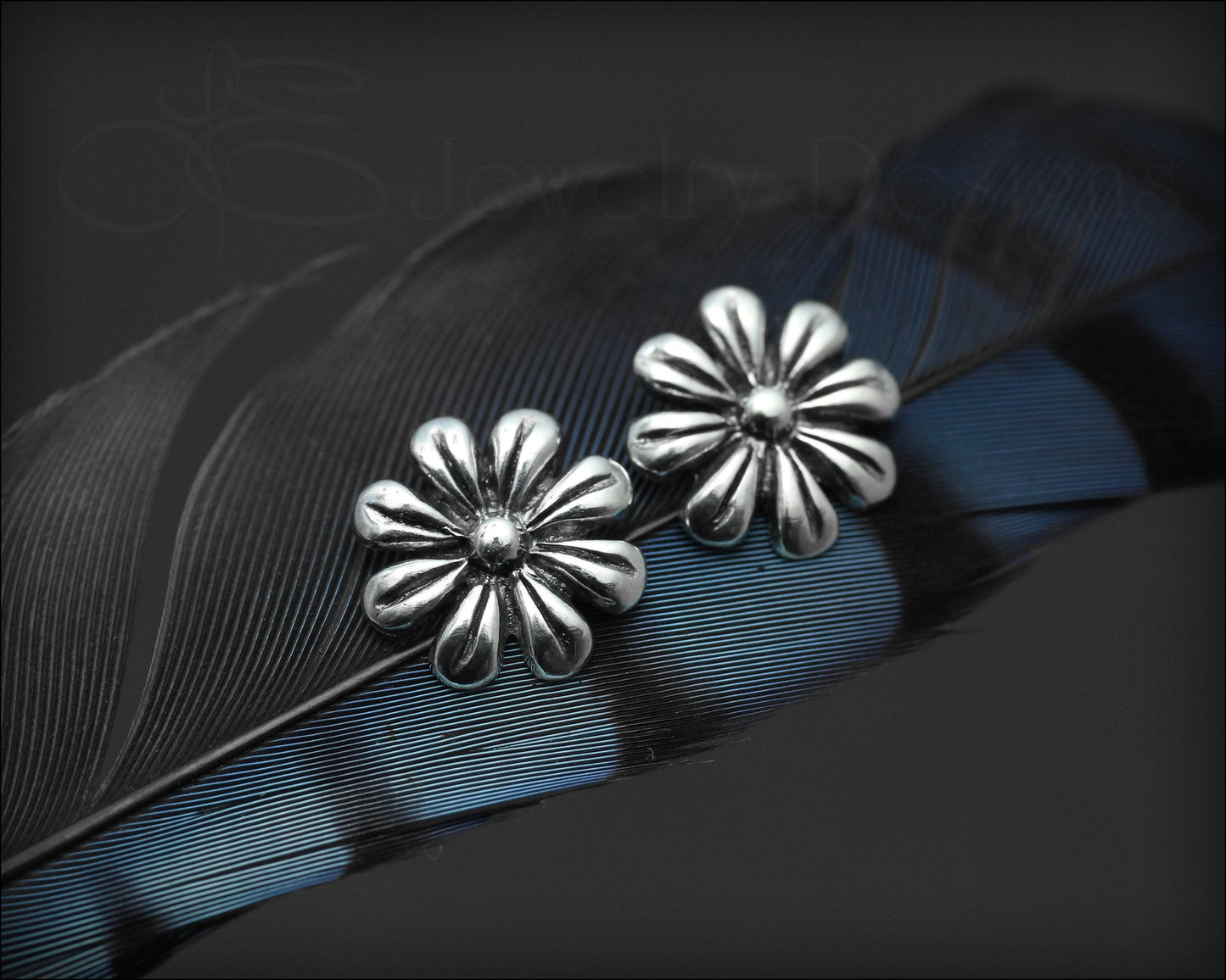 Sterling Silver Flower Studs - LE Jewelry Designs