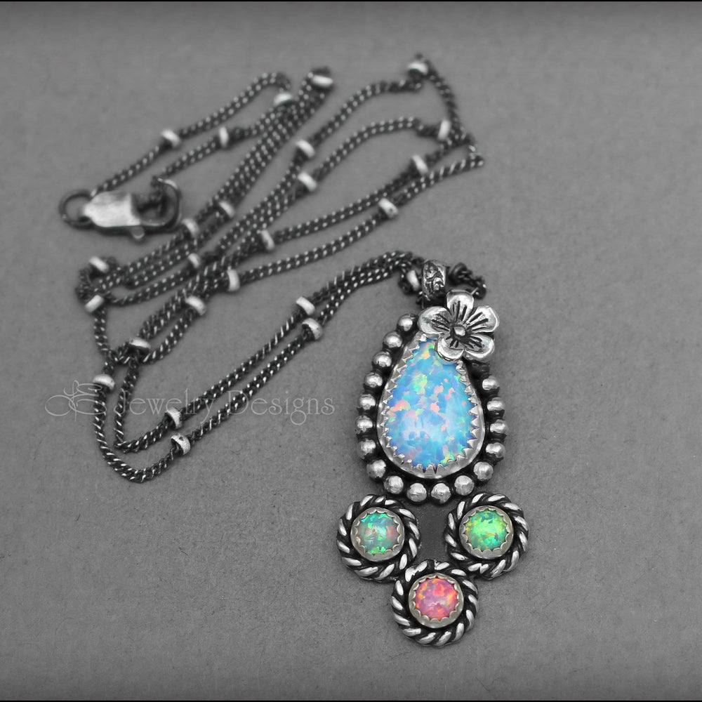 
                  
                    Multi Opal Artisan Necklace - LE Jewelry Designs
                  
                