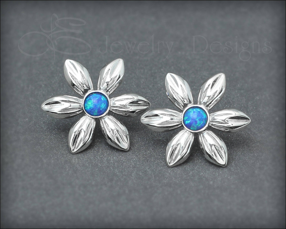 Opal Flower Earrings - (as seen on 'This Is Us') – LE Jewelry Designs