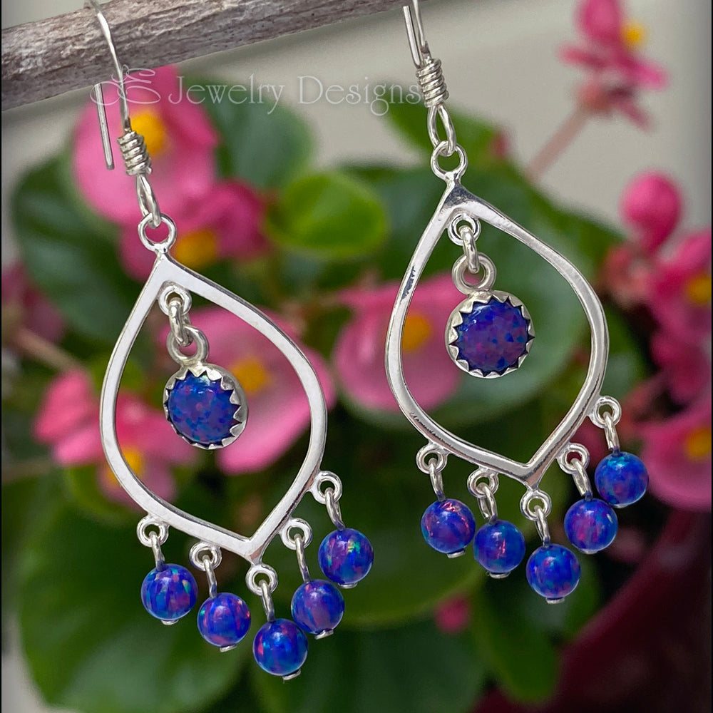 
                  
                    Sterling Silver Opal Chandelier Earrings - LE Jewelry Designs
                  
                