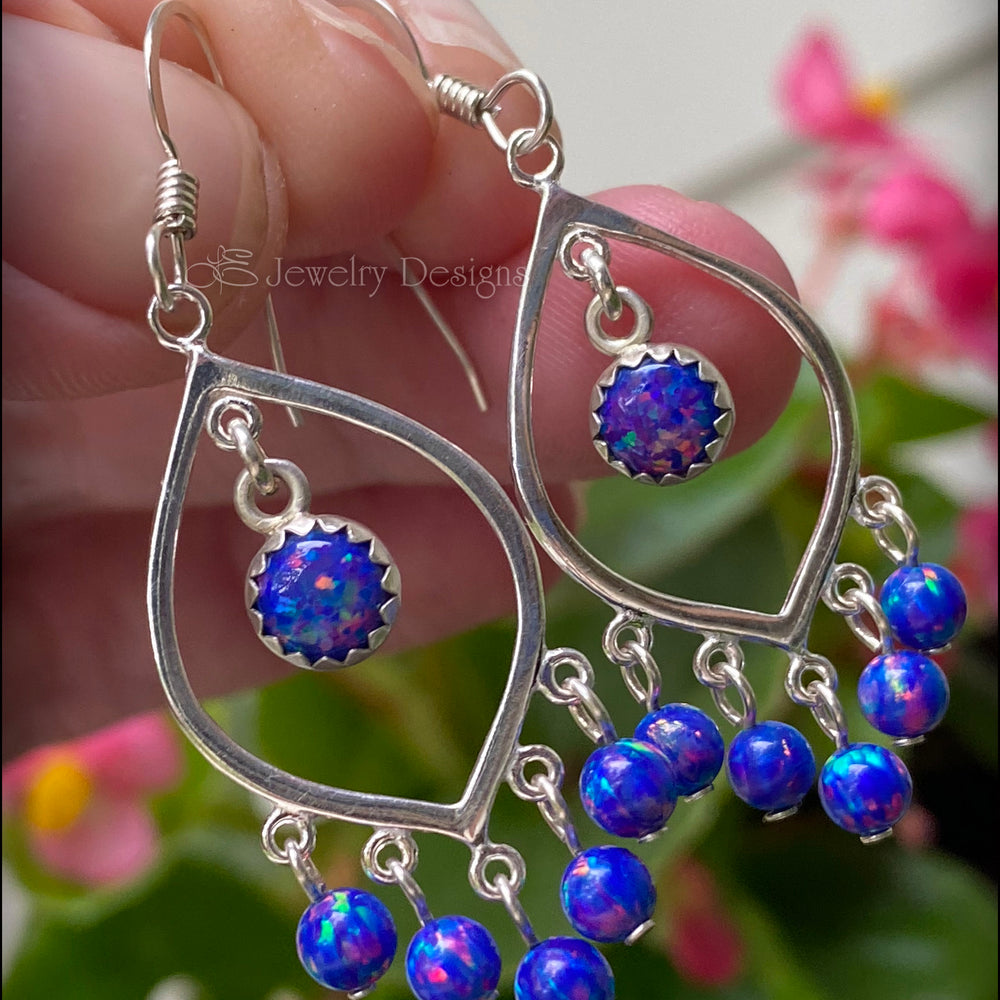 
                  
                    Sterling Silver Opal Chandelier Earrings - LE Jewelry Designs
                  
                