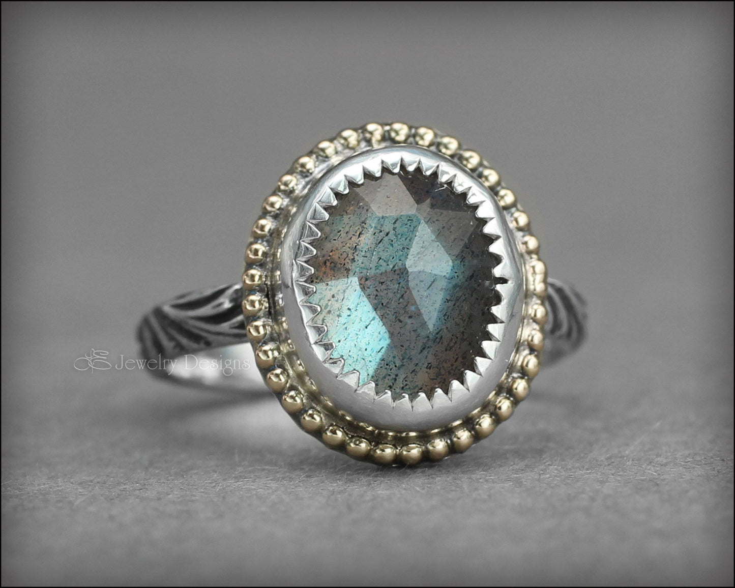 Load image into Gallery viewer, Rose Cut Gemstone Ring - (choose your stone) - LE Jewelry Designs
