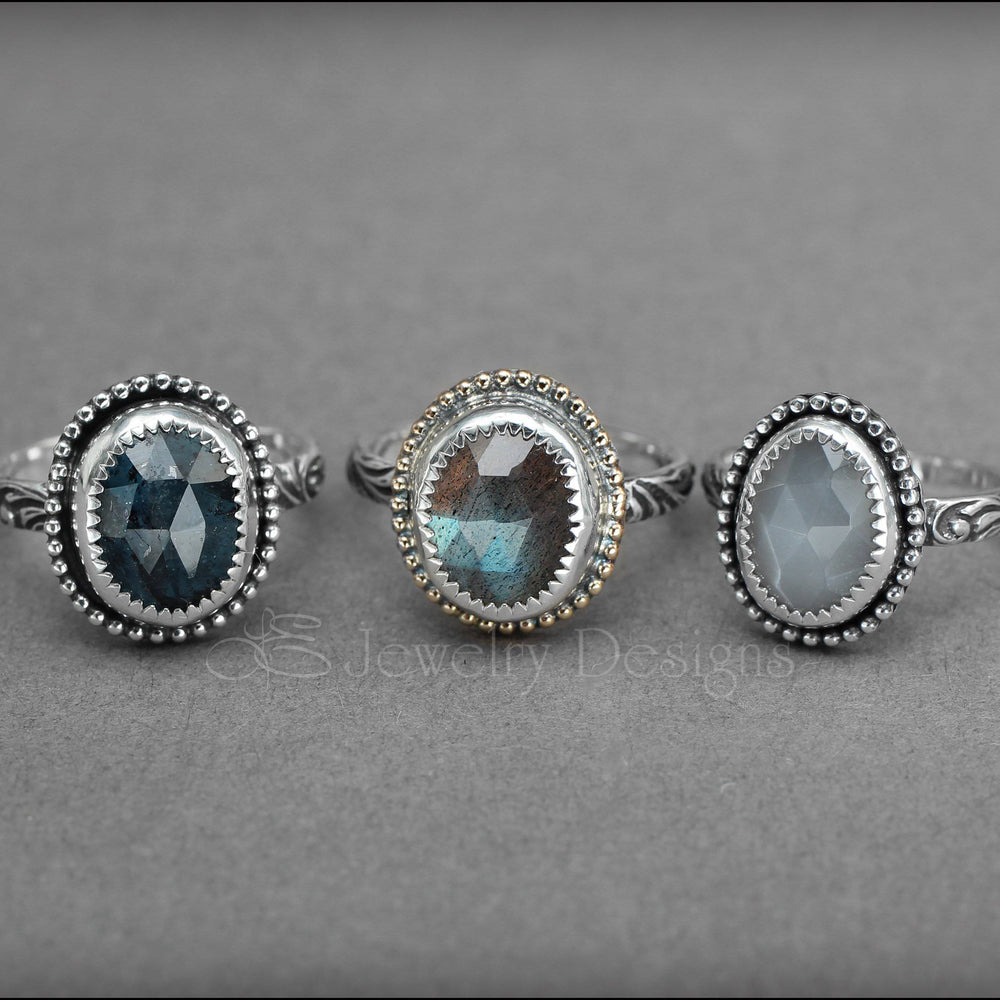 
                  
                    Rose Cut Gemstone Ring - (choose your stone) - LE Jewelry Designs
                  
                