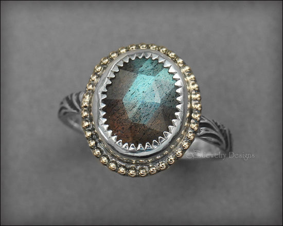 Load image into Gallery viewer, Rose Cut Gemstone Ring - (choose your stone) - LE Jewelry Designs
