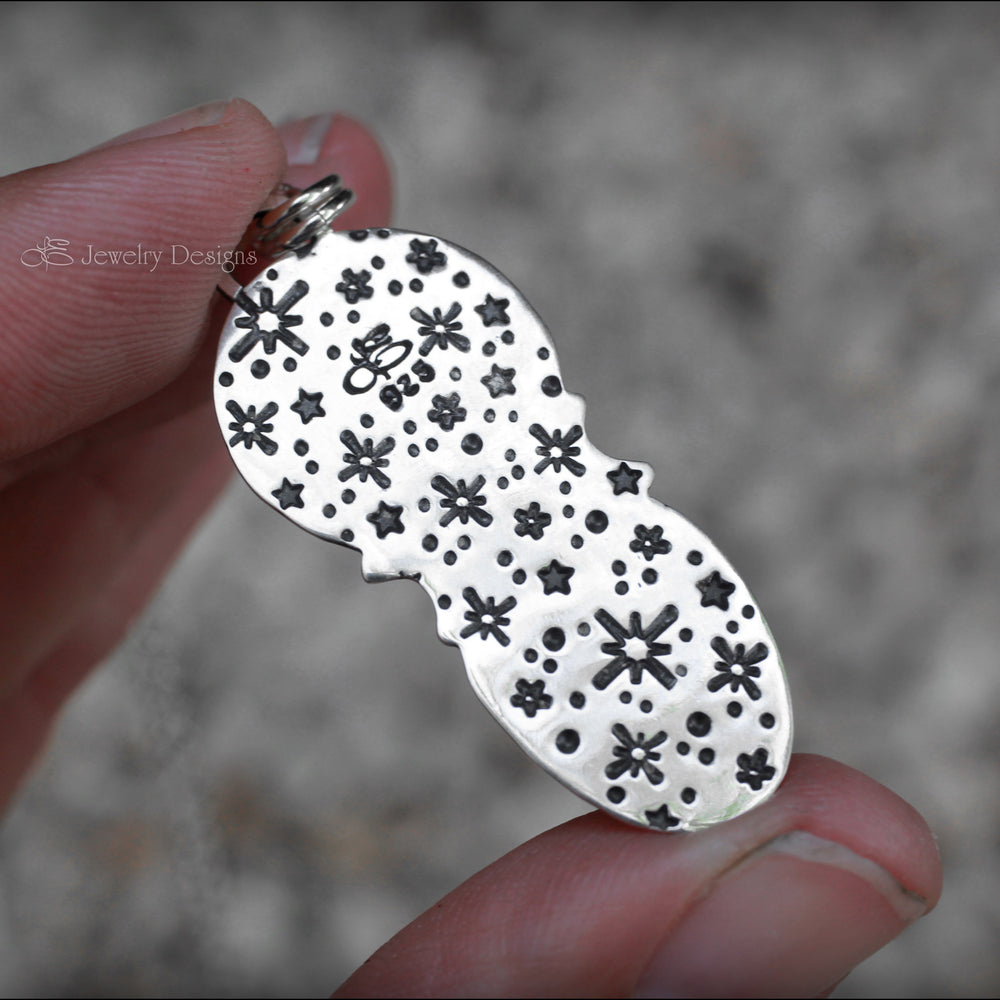
                  
                    Sterling Silver Owl & Moon Artisan Pendant - LE Jewelry Designs
                  
                