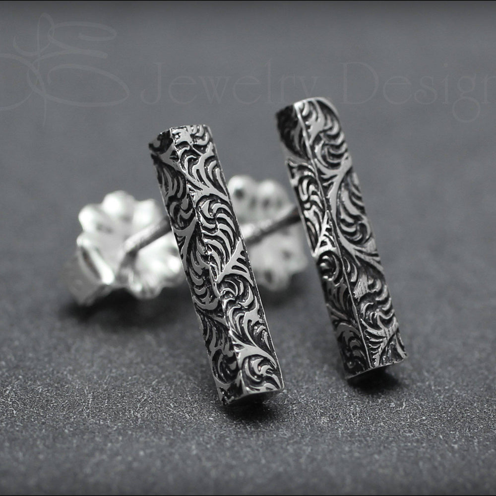 
                  
                    Sterling Silver Bar Studs - LE Jewelry Designs
                  
                