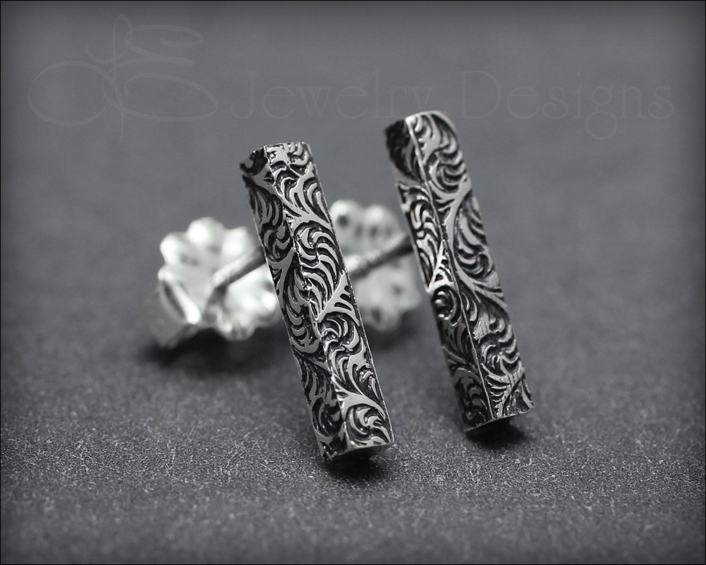 Sterling Silver Bar Studs - LE Jewelry Designs