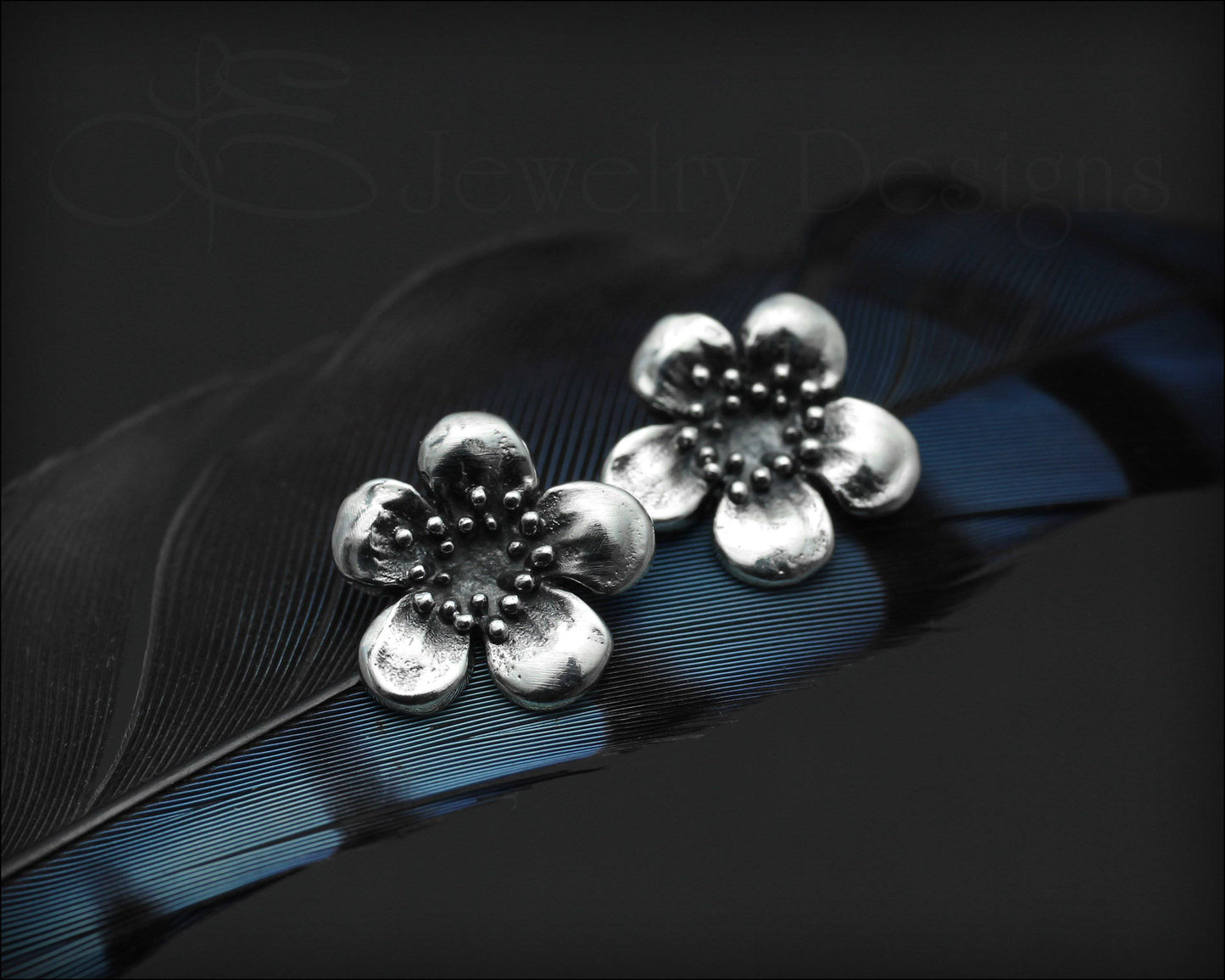 Sterling Silver Flower Studs - LE Jewelry Designs