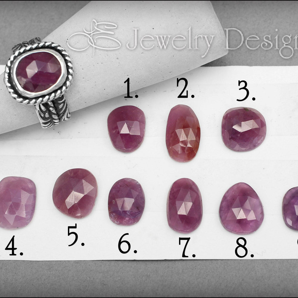 
                  
                    Pink Rose Cut Sapphire Ring - LE Jewelry Designs
                  
                