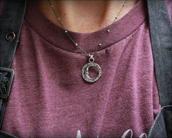 Sterling Silver Moon & Stars Necklace - LE Jewelry Designs
