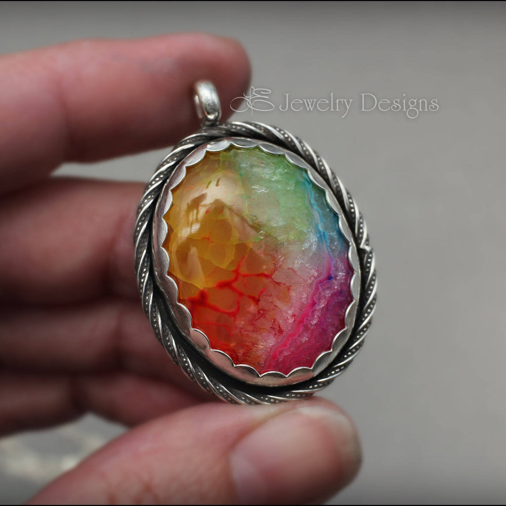 Solar Rainbow Quartz - Necklace #3 - LE Jewelry Designs