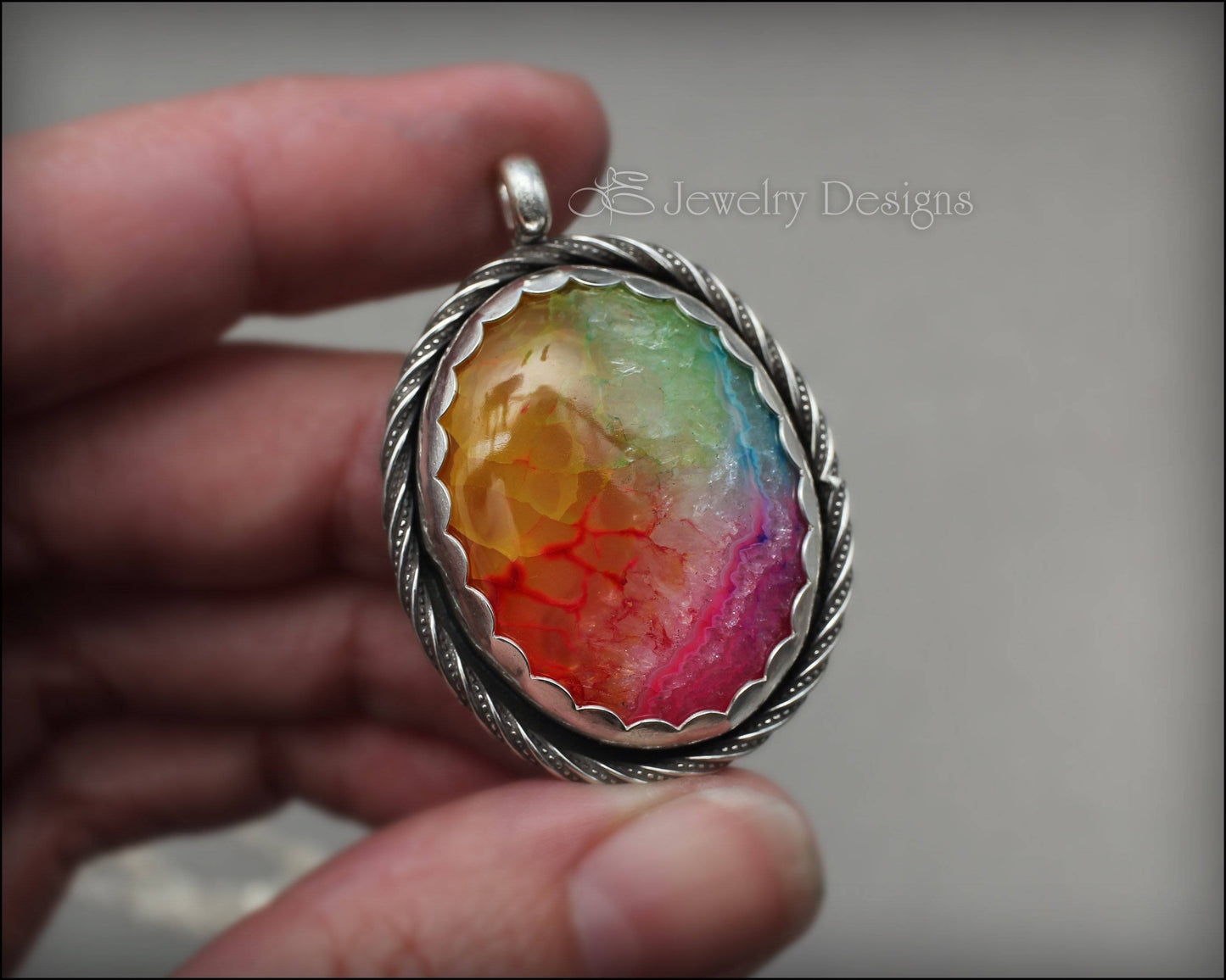 Solar Rainbow Quartz - Necklace #3 - LE Jewelry Designs