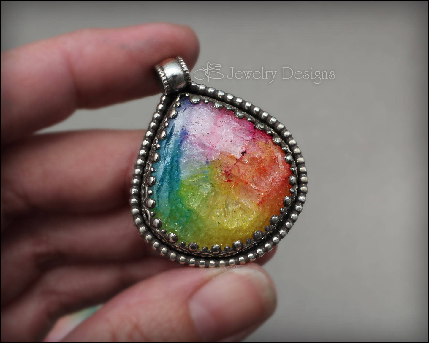 Solar Rainbow Quartz - Necklace #4 - LE Jewelry Designs