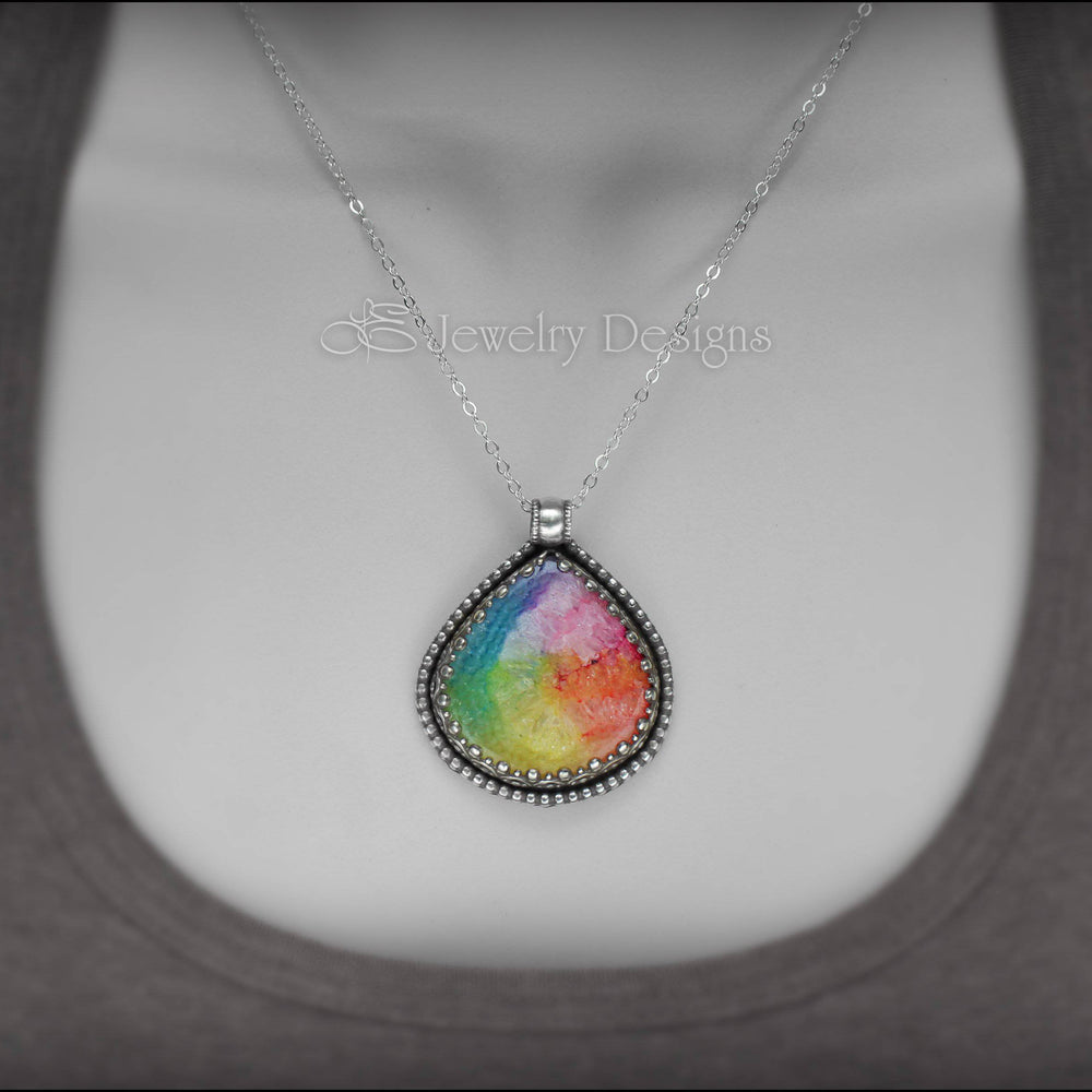 Solar Rainbow Quartz - Necklace #4 - LE Jewelry Designs