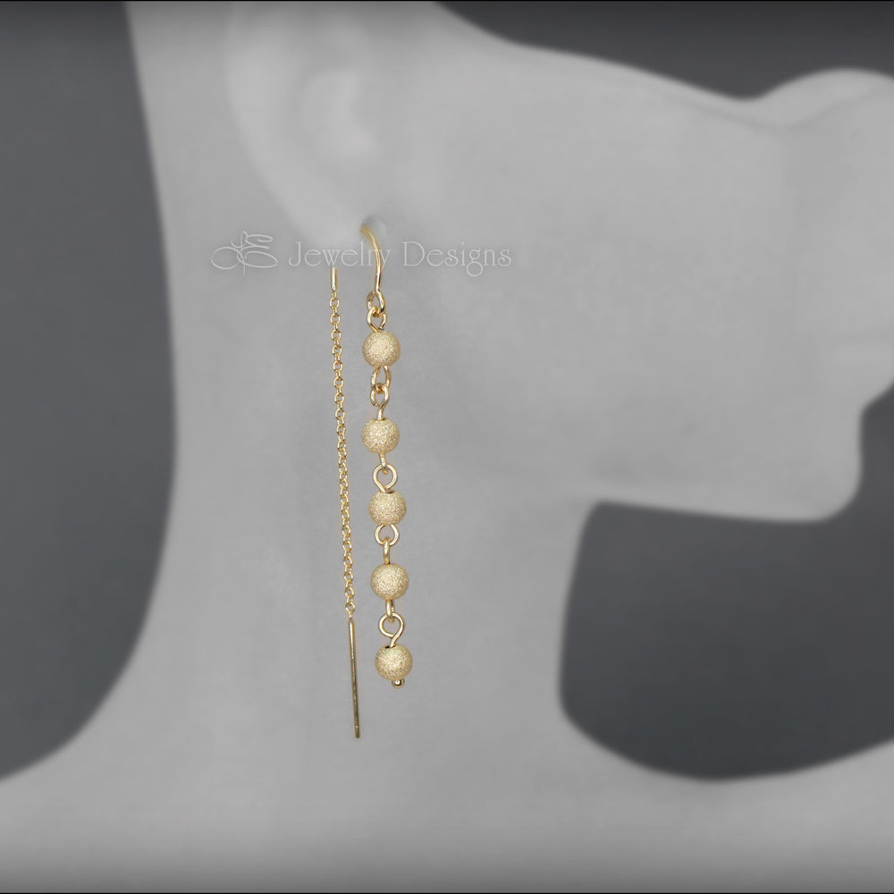 
                  
                    Stardust Threader Earrings (sterling, 14k gold-filled) - LE Jewelry Designs
                  
                