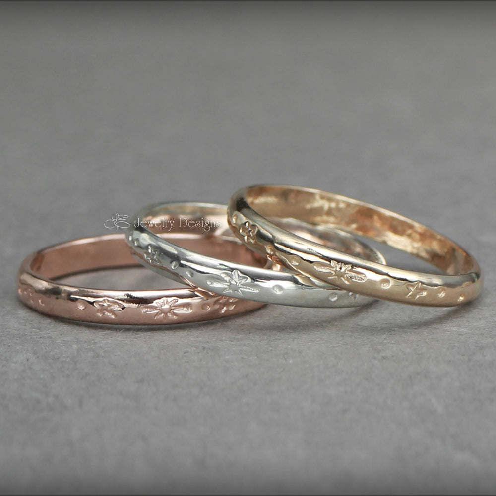 
                  
                    Starry Night Bands - (Sterling, Gold) - LE Jewelry Designs
                  
                