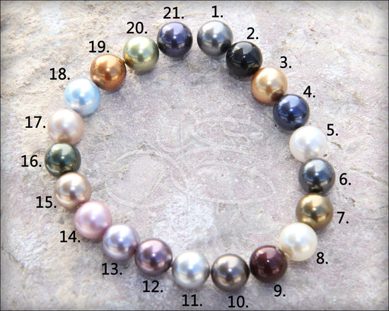 Load image into Gallery viewer, Single Pearl Necklace - (choose your color) - LE Jewelry Designs
