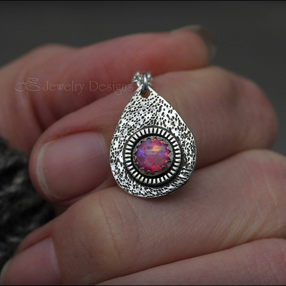 
                  
                    Opal Artisan Teardrop Necklace - (choose color) - LE Jewelry Designs
                  
                