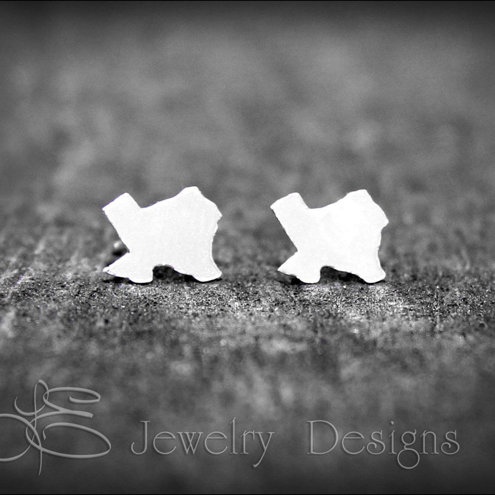 
                  
                    Texas Earrings - (sterling silver, 14k gold) - LE Jewelry Designs
                  
                