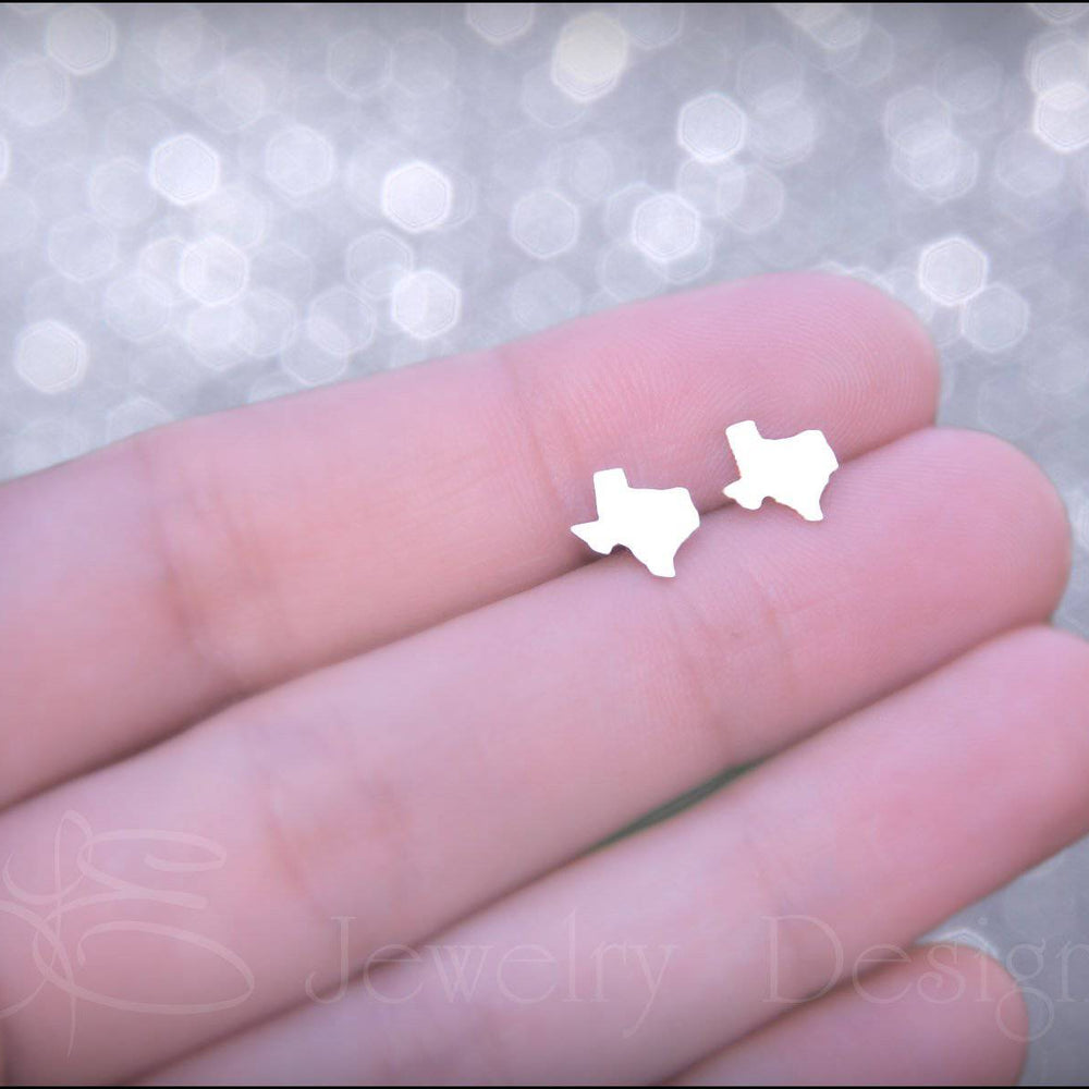 
                  
                    Texas Earrings - (sterling silver, 14k gold) - LE Jewelry Designs
                  
                