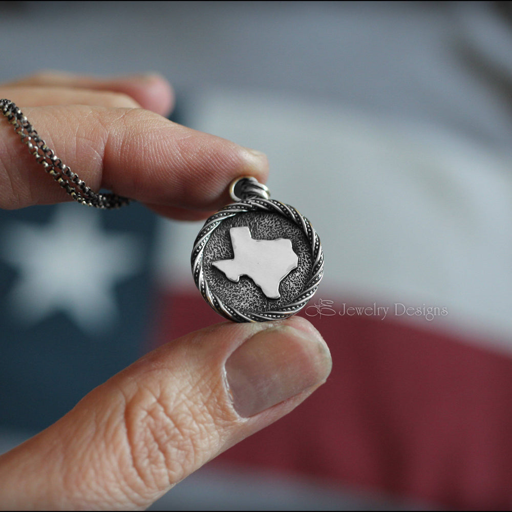 
                  
                    Sterling Texas Medallion Pendant - LE Jewelry Designs
                  
                