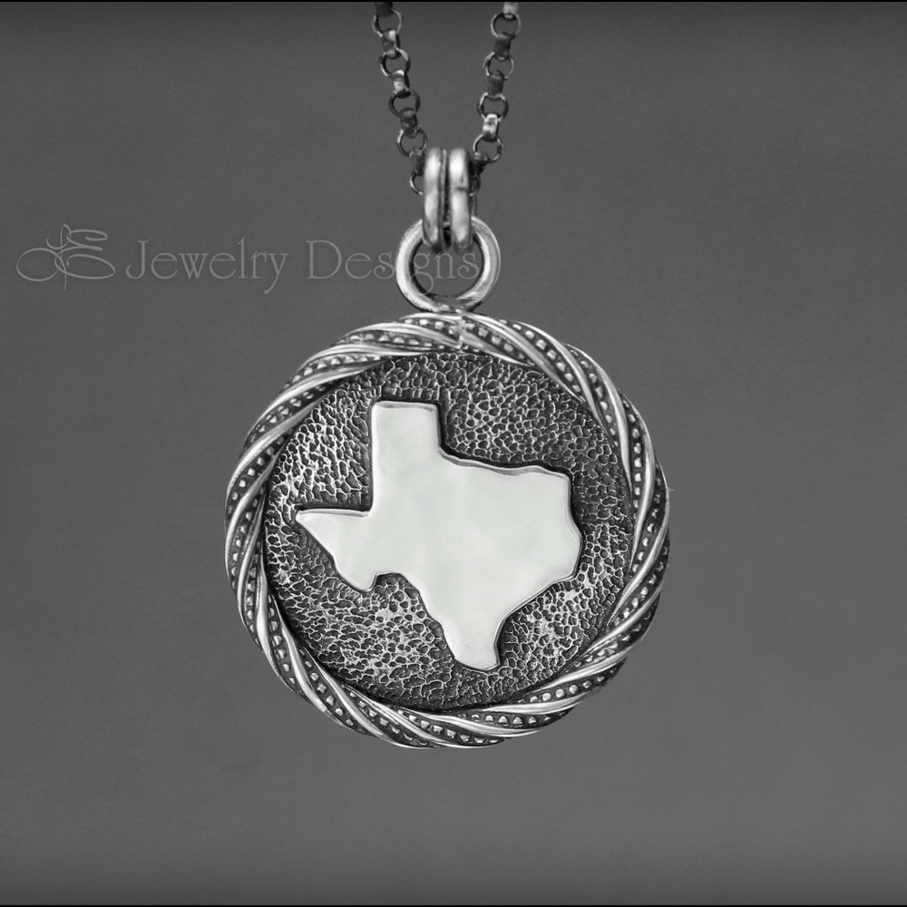 Sterling Texas Medallion Pendant - LE Jewelry Designs