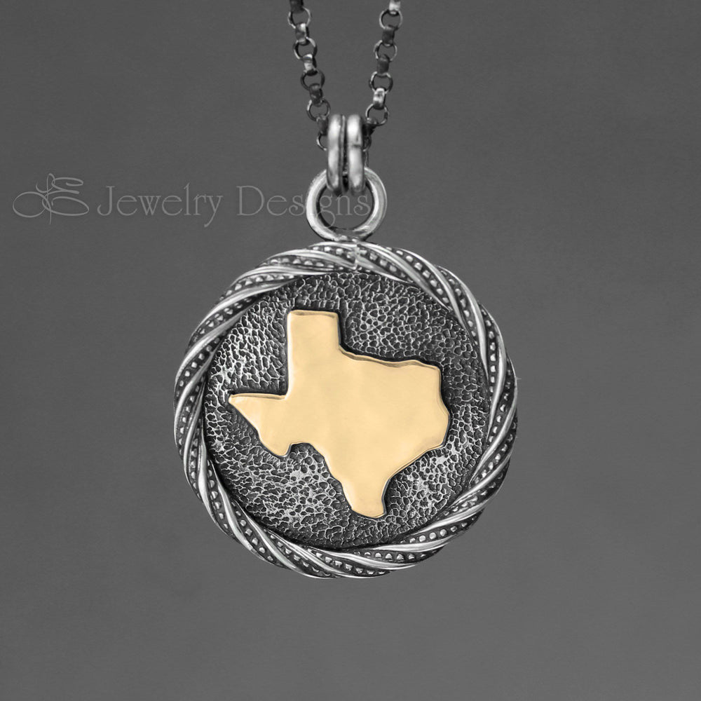 
                  
                    Sterling Texas Medallion Pendant - LE Jewelry Designs
                  
                
