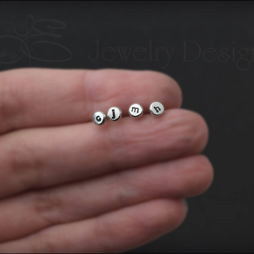 
                  
                    Initial Stud Earrings - LE Jewelry Designs
                  
                