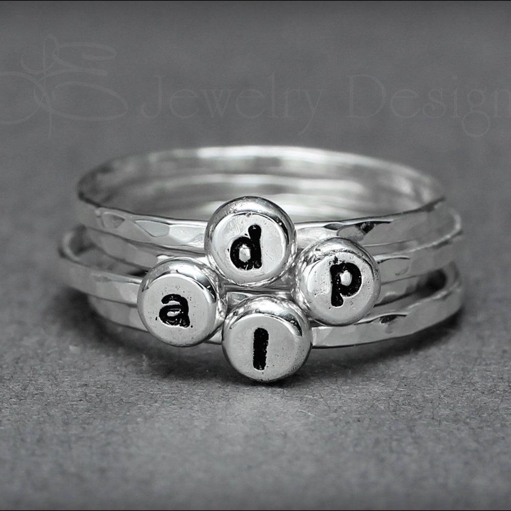 
                  
                    Tiny Initial Ring - LE Jewelry Designs
                  
                