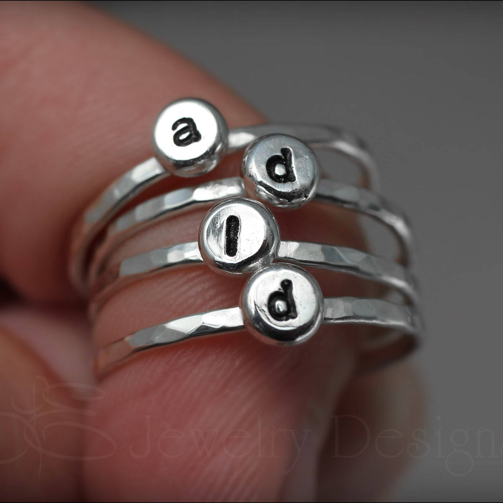 
                  
                    Tiny Initial Ring - LE Jewelry Designs
                  
                