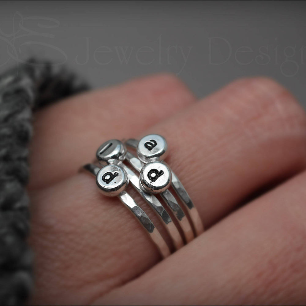 
                  
                    Tiny Initial Ring - LE Jewelry Designs
                  
                