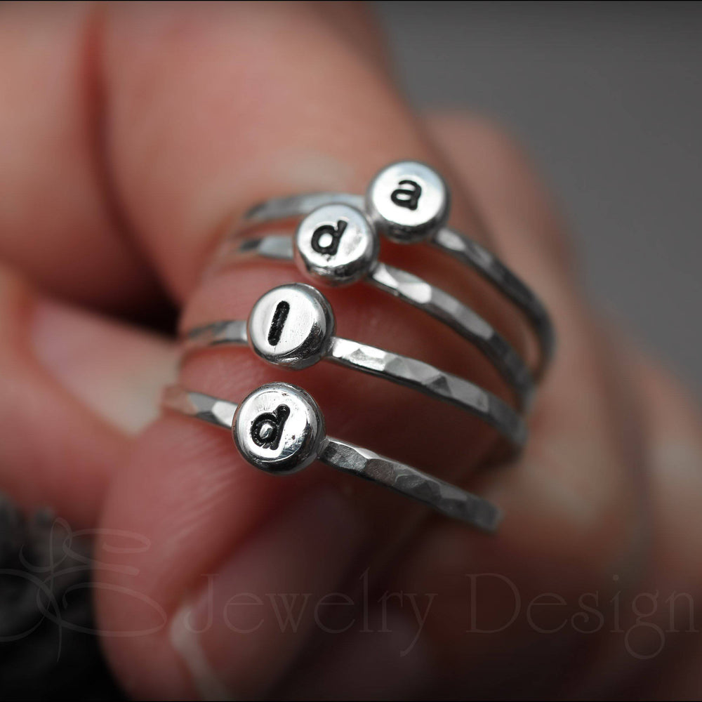 
                  
                    Tiny Initial Ring - LE Jewelry Designs
                  
                