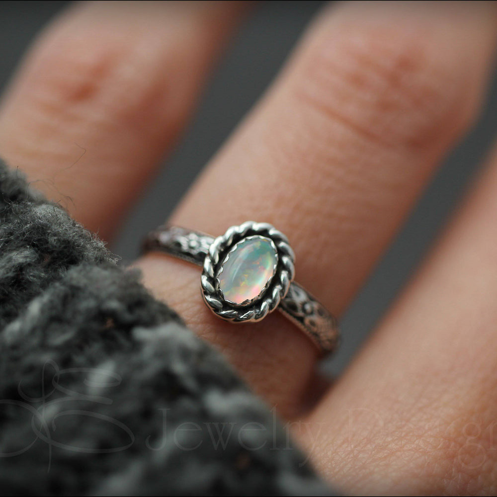 
                  
                    Vintage Style Opal Ring (choose color) - LE Jewelry Designs
                  
                