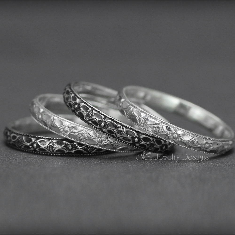 
                  
                    Vintage Style Sterling Floral Ring - LE Jewelry Designs
                  
                